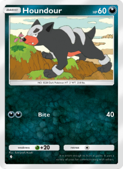 Houndour - pokemon TCG Card