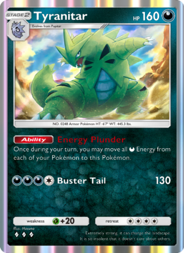 Tyranitar - Pokémon TCG Card