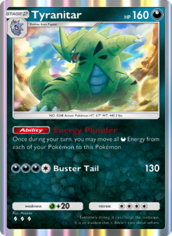 Tyranitar - pokemon TCG Card