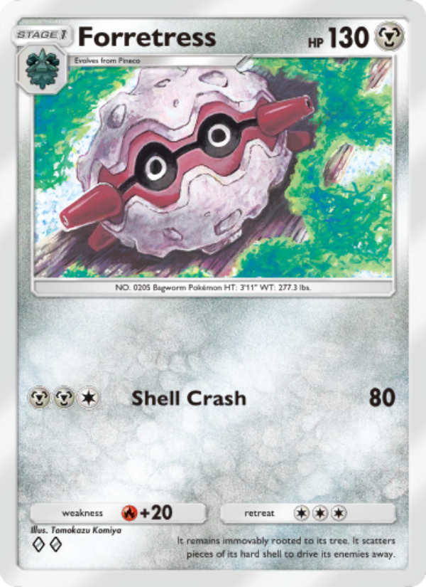 Forretress - Pokémon TCG Card