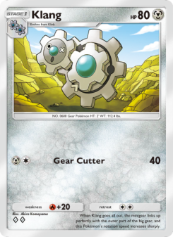 Klang - pokemon TCG Card