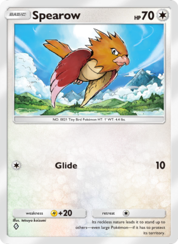 Spearow - Pokémon TCG Card