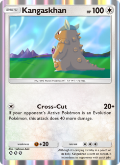 Kangaskhan - pokemon TCG Card