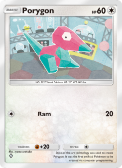 Porygon - pokemon TCG Card