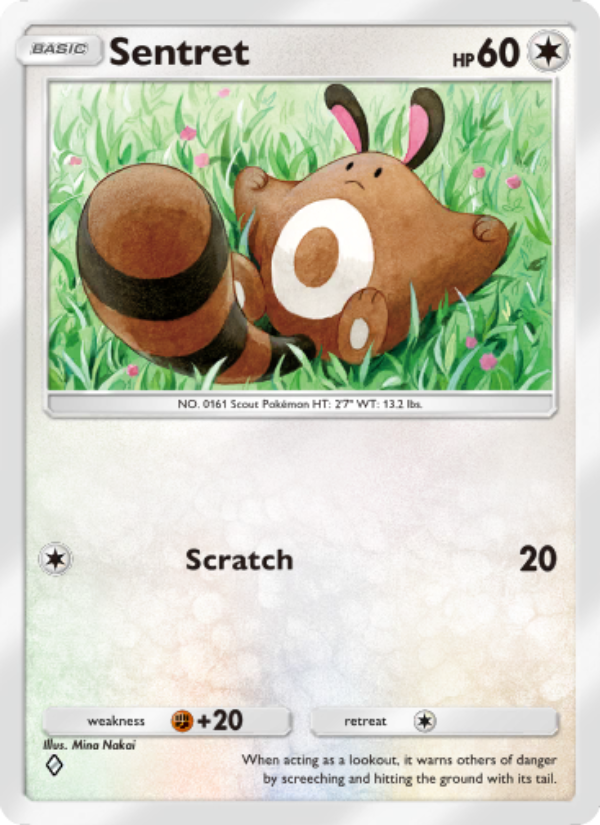 Sentret - Pokémon TCG Card