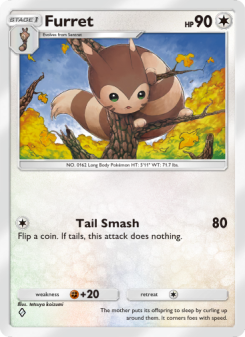 Furret - pokemon TCG Card