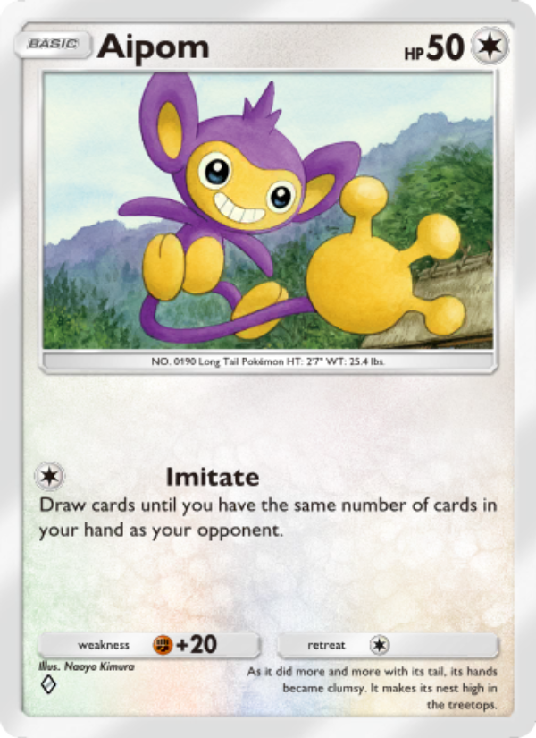 Aipom - Pokémon TCG Card