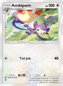 Ambipom - pokemon TCG Card