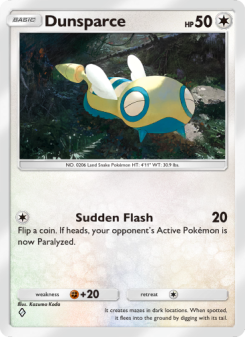 Dunsparce - pokemon TCG Card