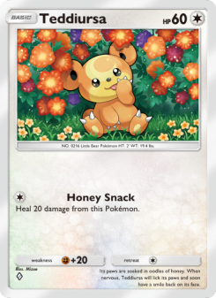 Teddiursa - pokemon TCG Card
