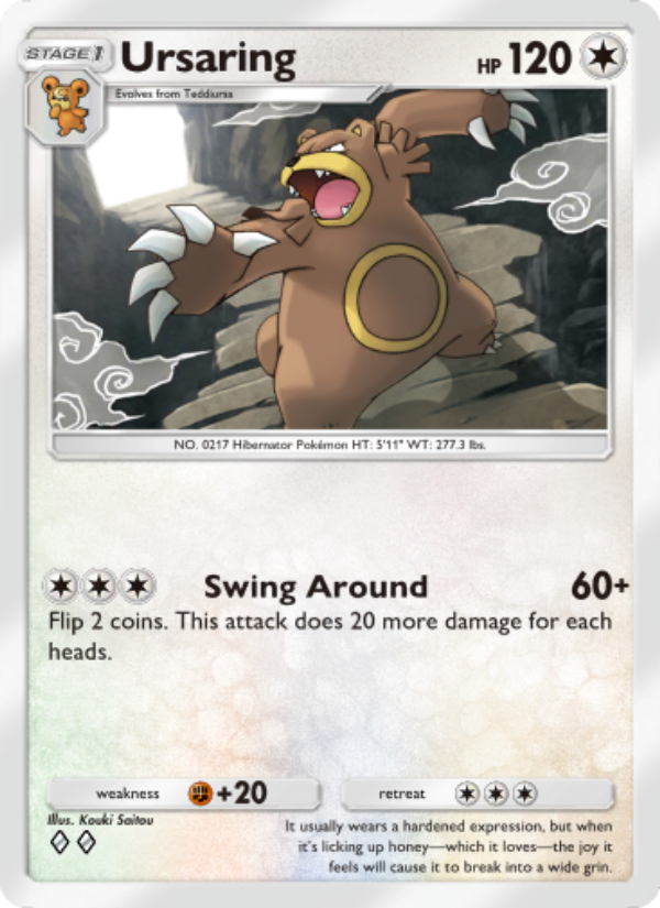 Ursaring - Pokémon TCG Card