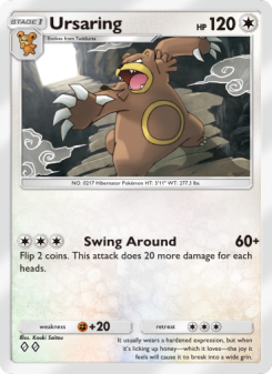 Ursaring - pokemon TCG Card