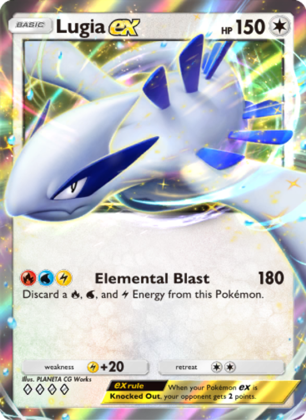 Lugia ex - Pokémon TCG Card