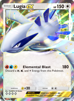 Lugia ex - pokemon TCG Card