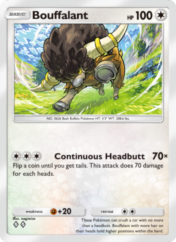 Bouffalant - Pokémon TCG Card