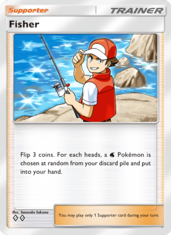 Fisher - Pokémon TCG Card