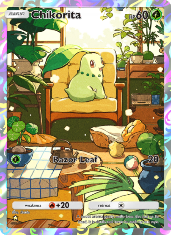 Chikorita - Pokémon TCG Card