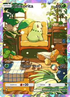 Chikorita - pokemon TCG Card
