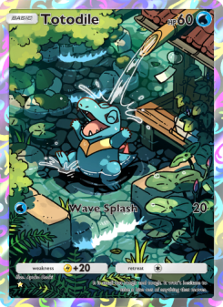 Totodile - pokemon TCG Card