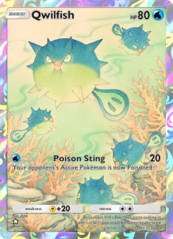 Qwilfish - pokemon TCG Card