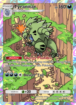 Tyranitar - pokemon TCG Card