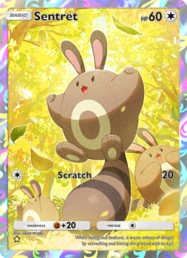 Sentret - Pokémon TCG Card