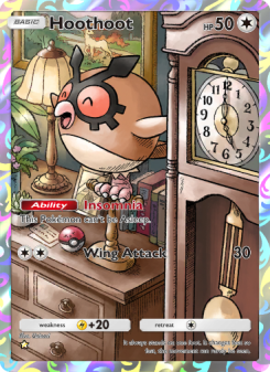 Hoothoot - pokemon TCG Card