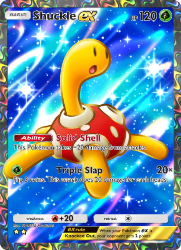 Shuckle ex - Pokémon TCG Card