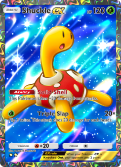 Shuckle ex - pokemon TCG Card