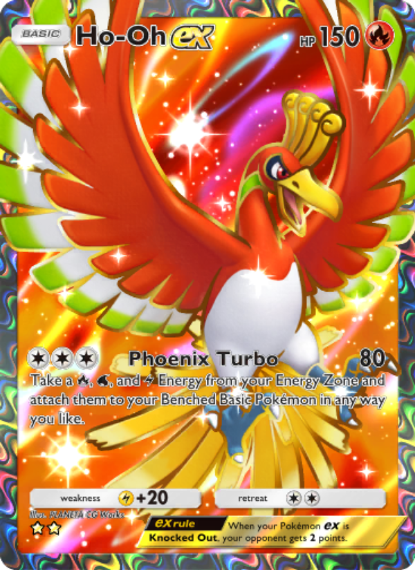 Ho-Oh ex - Pokémon TCG Card