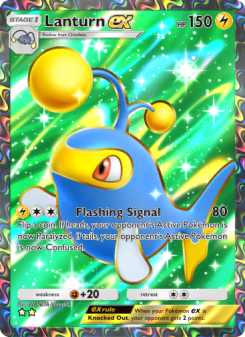 Lanturn ex - pokemon TCG Card