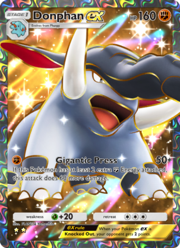 Donphan ex - Pokémon TCG Card