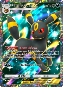 Umbreon ex - pokemon TCG Card