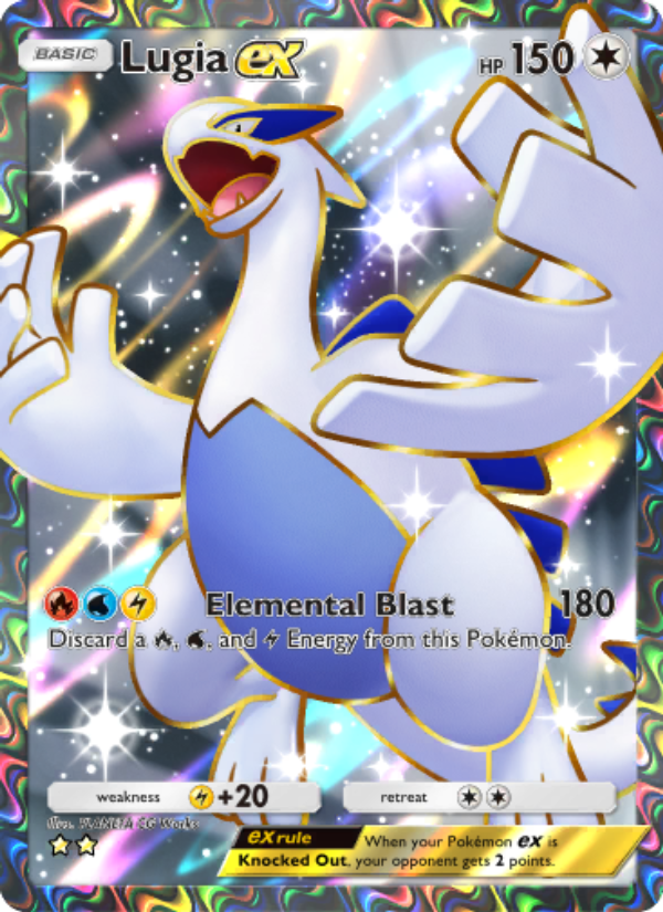 Lugia ex - Pokémon TCG Card