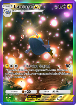 Lanturn ex - pokemon TCG Card