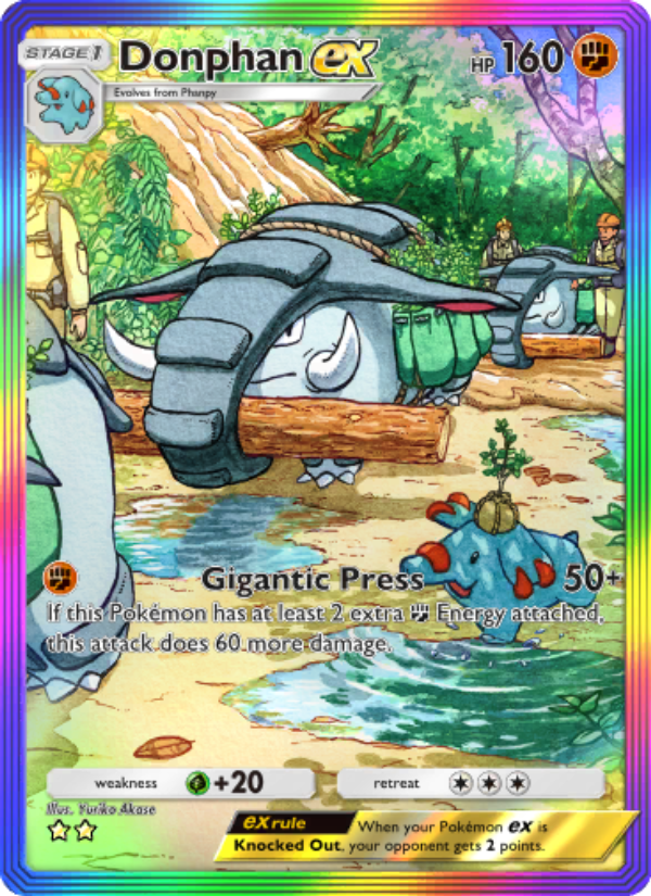 Donphan ex - Pokémon TCG Card
