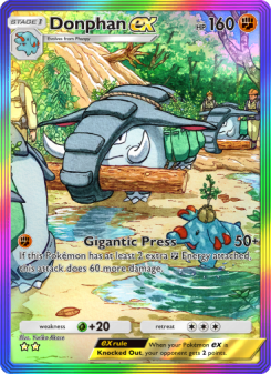 Donphan ex - pokemon TCG Card
