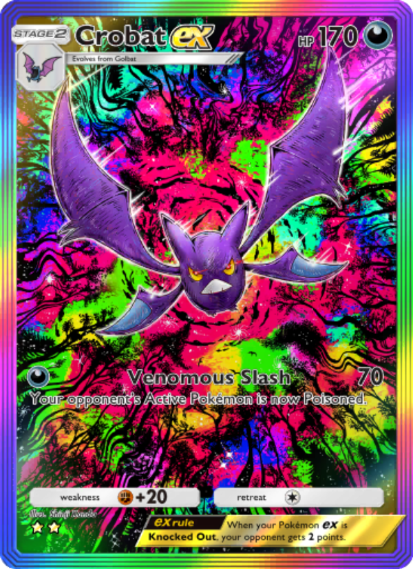 Crobat ex - Pokémon TCG Card