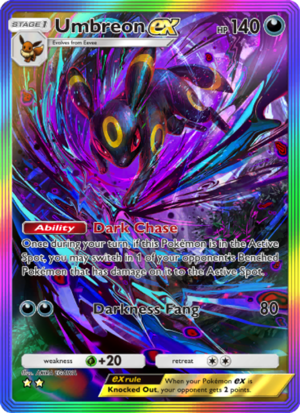 Umbreon ex - Pokémon TCG Card