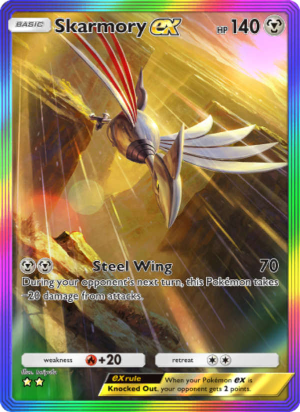 Skarmory ex - Pokémon TCG Card
