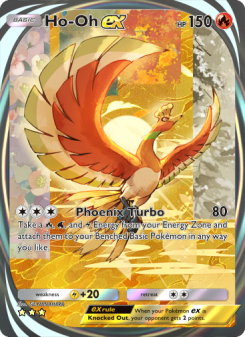 Ho-Oh ex - pokemon TCG Card