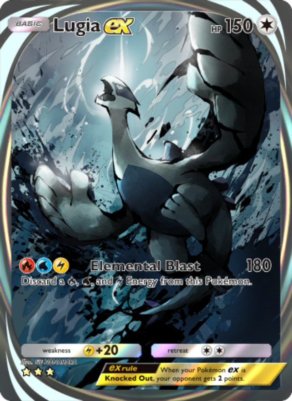 Lugia ex - Pokémon TCG Card