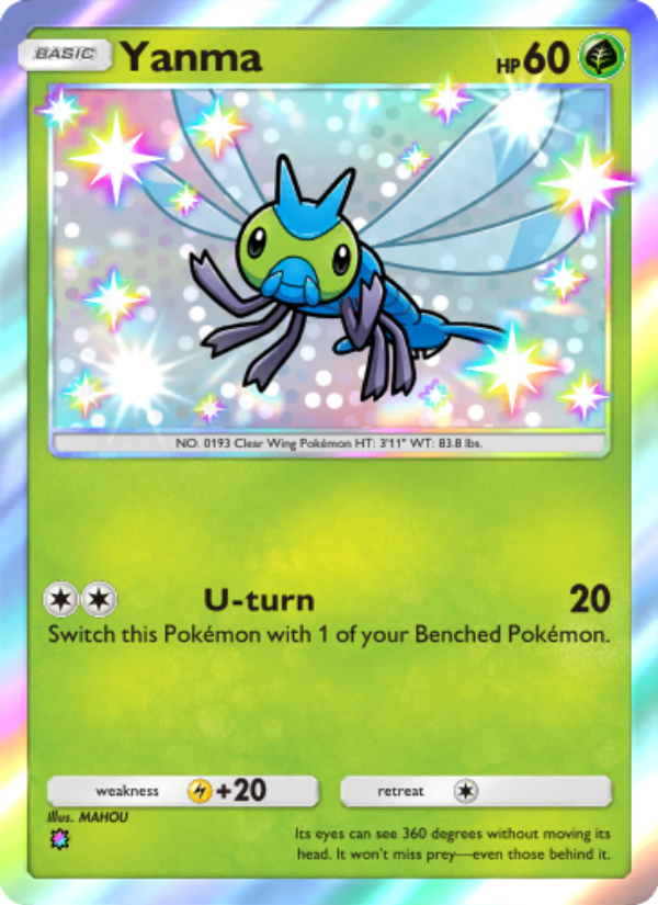 Yanma - Pokémon TCG Card