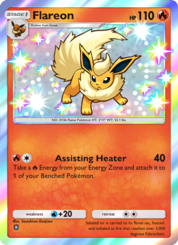 Flareon - Pokémon TCG Card