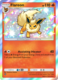 Flareon - pokemon TCG Card