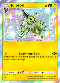 Jolteon - pokemon TCG Card