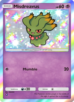 Misdreavus - pokemon TCG Card