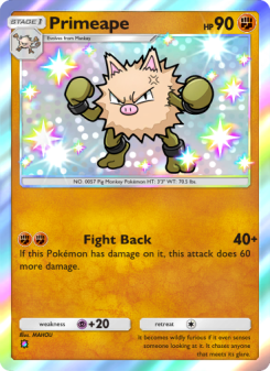 Primeape - pokemon TCG Card