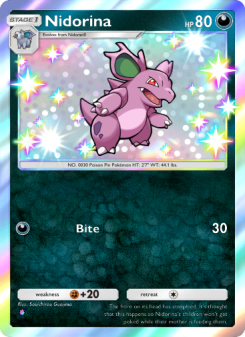 Nidorina - pokemon TCG Card