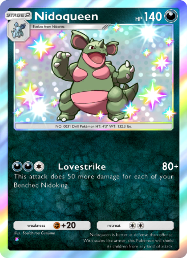 Nidoqueen - Pokémon TCG Card